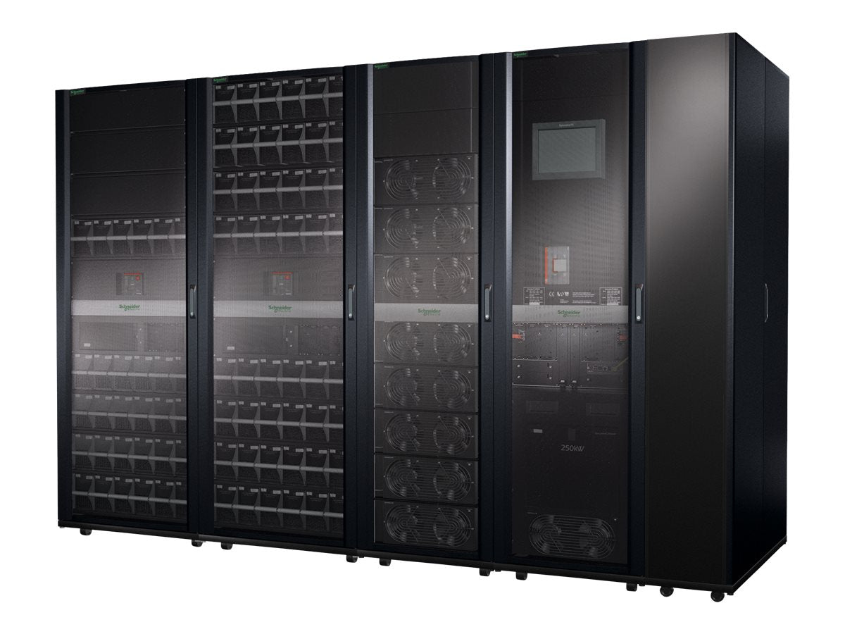 APC Symmetra PX 300kW Scalable to 500kW with Right Mounted Main. Bypass & Distribution Power 480V 300 kW 300000VA 3-phase oc 2 BK