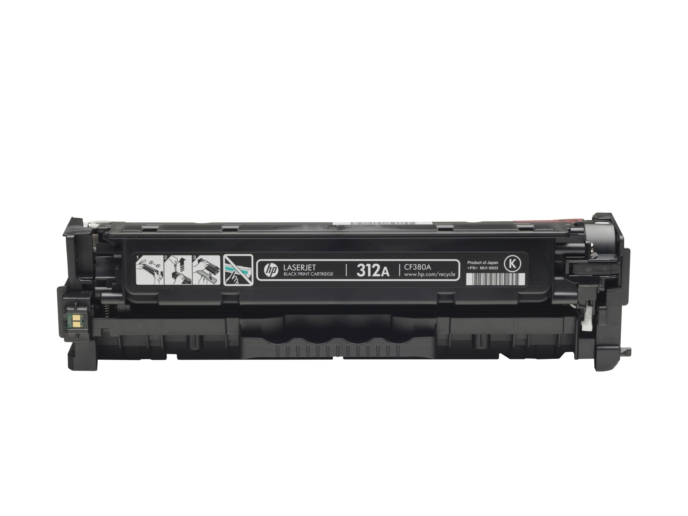 HP 312A original Toner cartridge CF380A black standard capacity 2.400 pages 1-pack