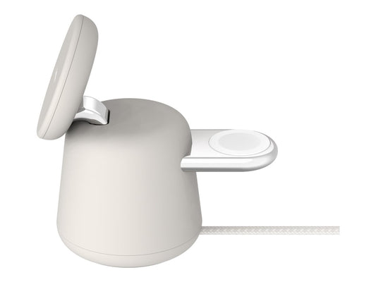 BELKIN PRO 2in1 MagSafe 15w Charging Stand Sand