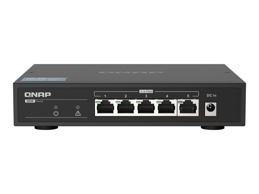 QNAP QSW-1105-5T 5 port 2.5Gbps auto negotiation 2.5G/1G/100M unmanaged switch