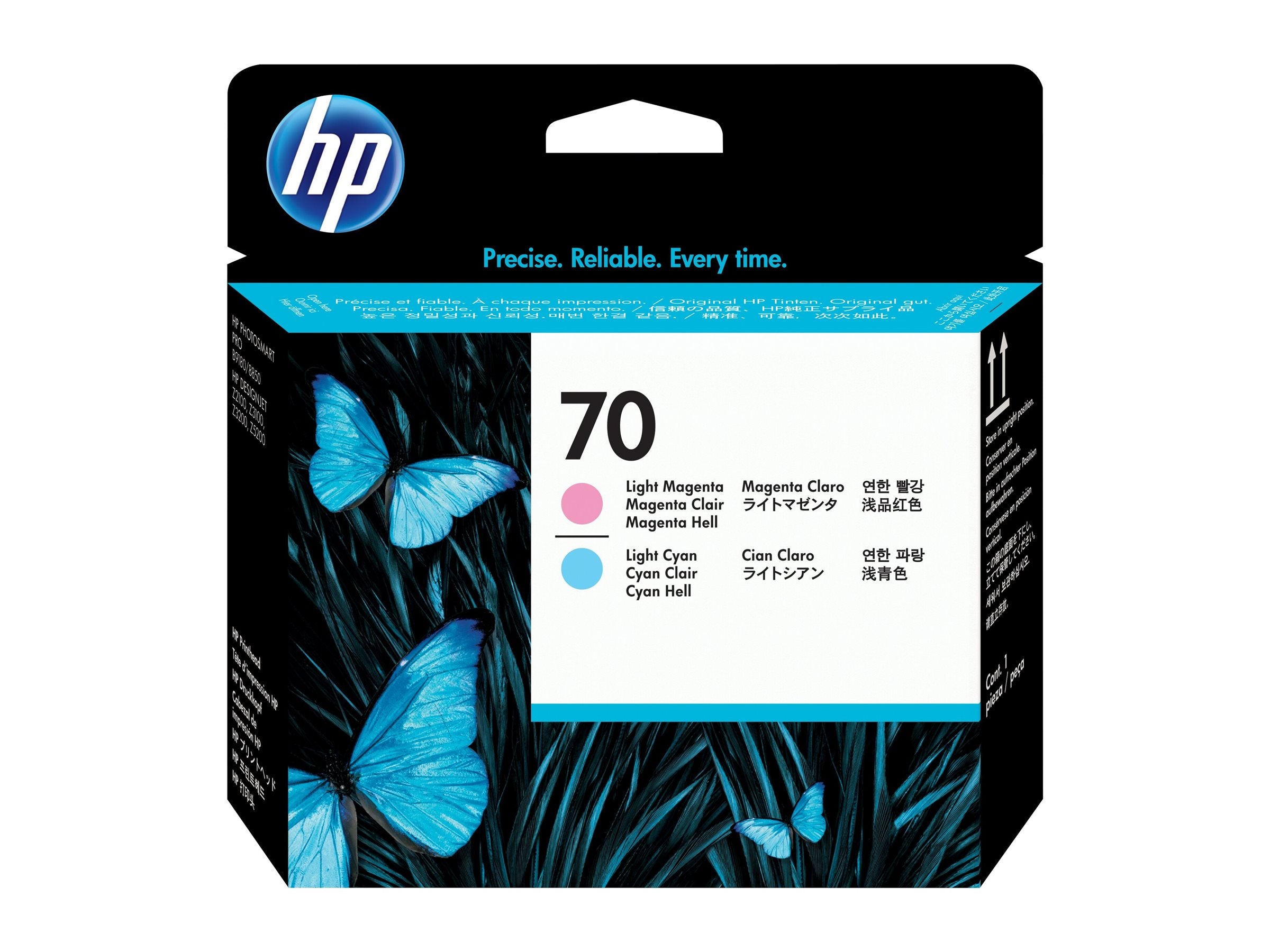 HP 70 original printhead C9405A light magenta and light cyan standard capacity 1-pack