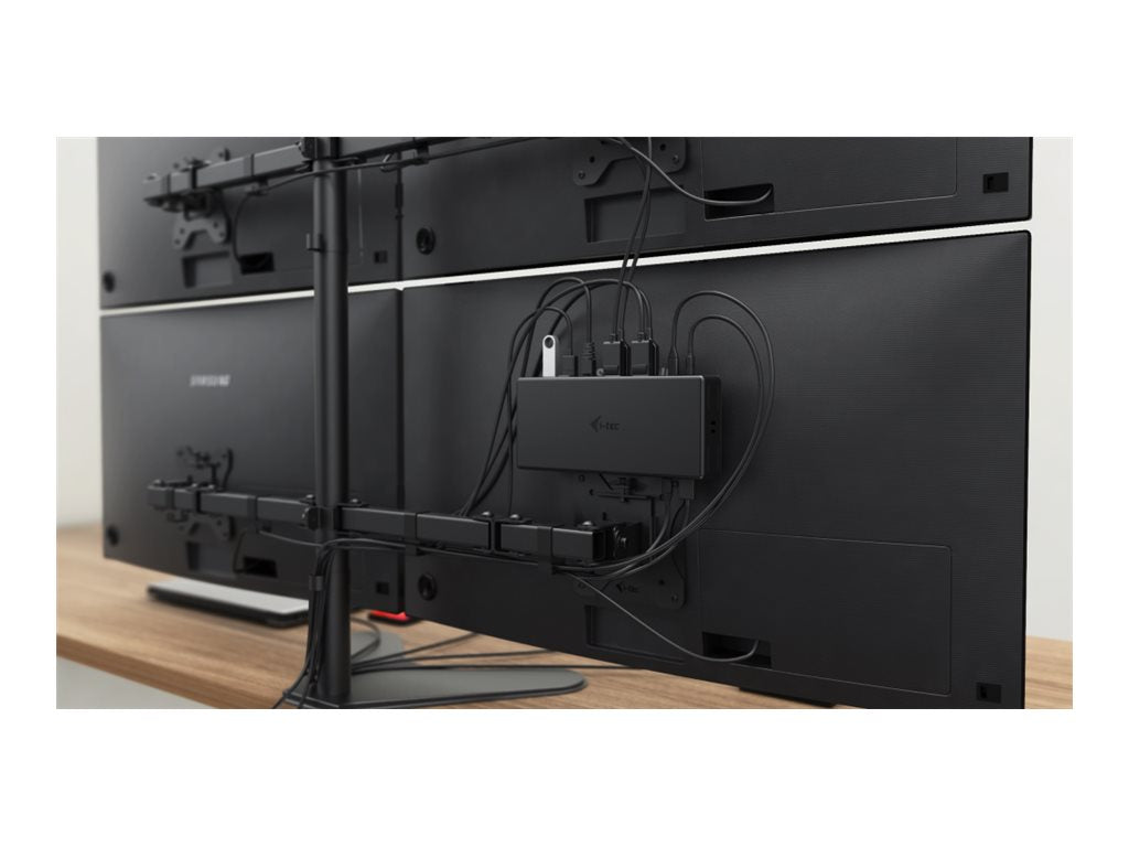 I-TEC USB-C Quattro Display Docking Station 2xDP 2xHDMI 1xGLAN 5xUSB 3.0 1xUSB-C-Data 1xAudio 1xMic 85W PD KL