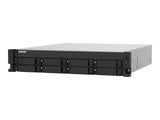 QNAP TS-832PXU-RP-4G 8-Bay rackmount NAS AL324 4Go DDR4 UDIMM RAM SATA 6Gb/s 2x 10GbE SFP+ 2x 2.5GbE 1x PCIe Gen2 x2 slot 250W