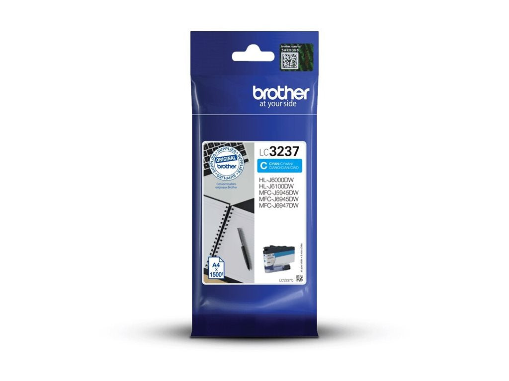 BROTHER LC-3237C Cyan Ink 1500 pages