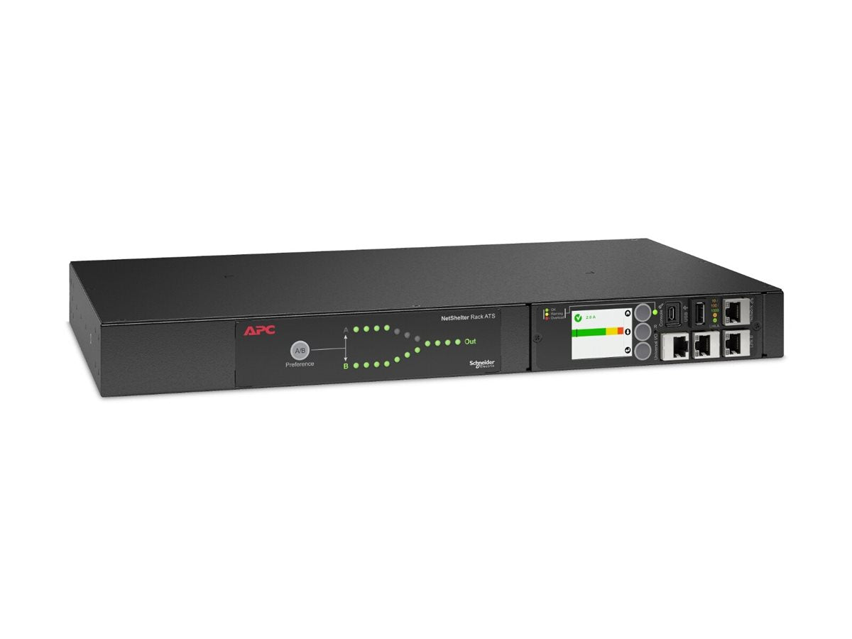 APC Rack ATS 100/120V 15A 5-15 in 10 5-15R out