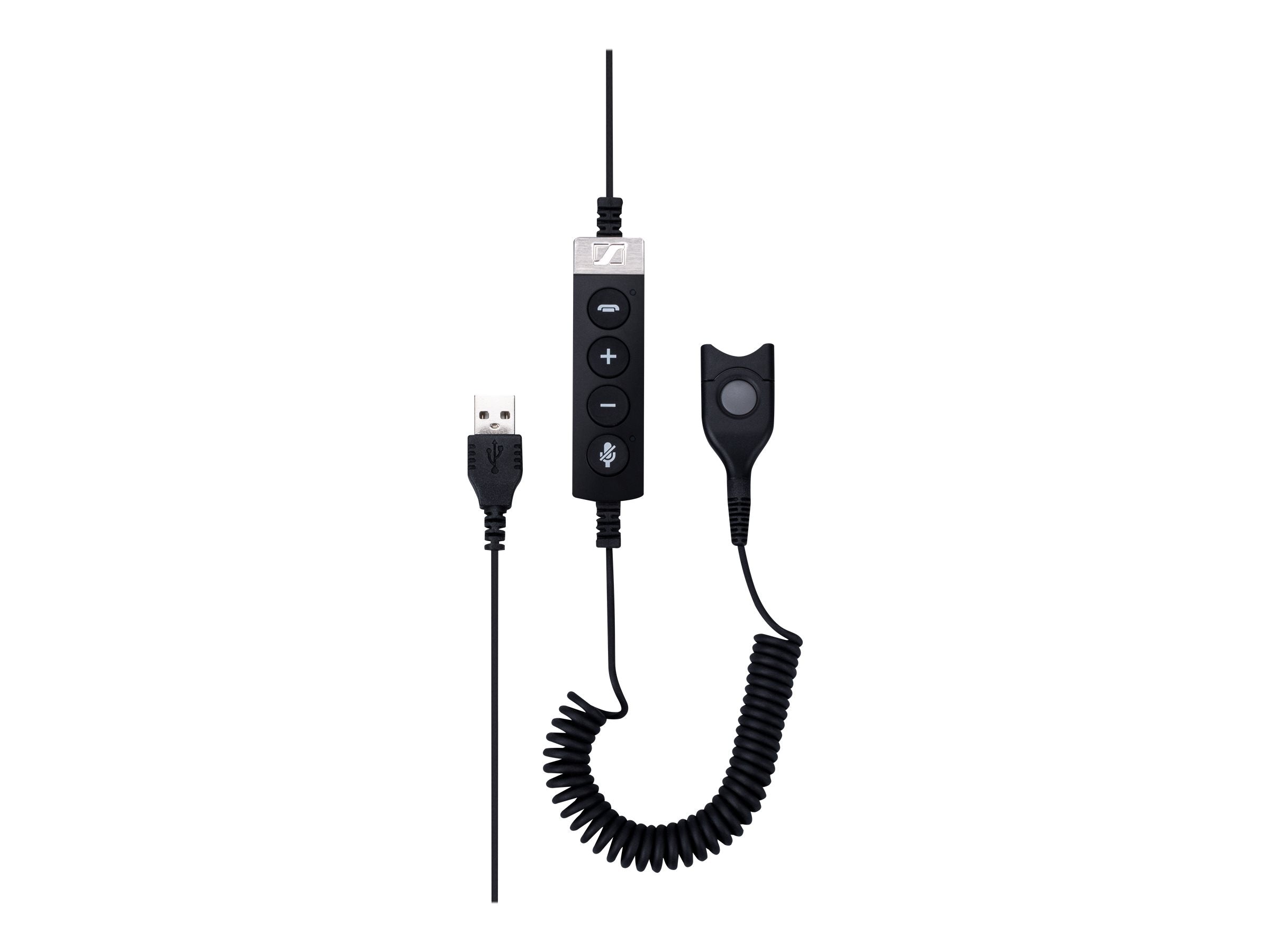 EPOS USB-ED CC 01 MS Adapter cable USB to easy disconnect for using Easy d. HS with PC Skype for business certified