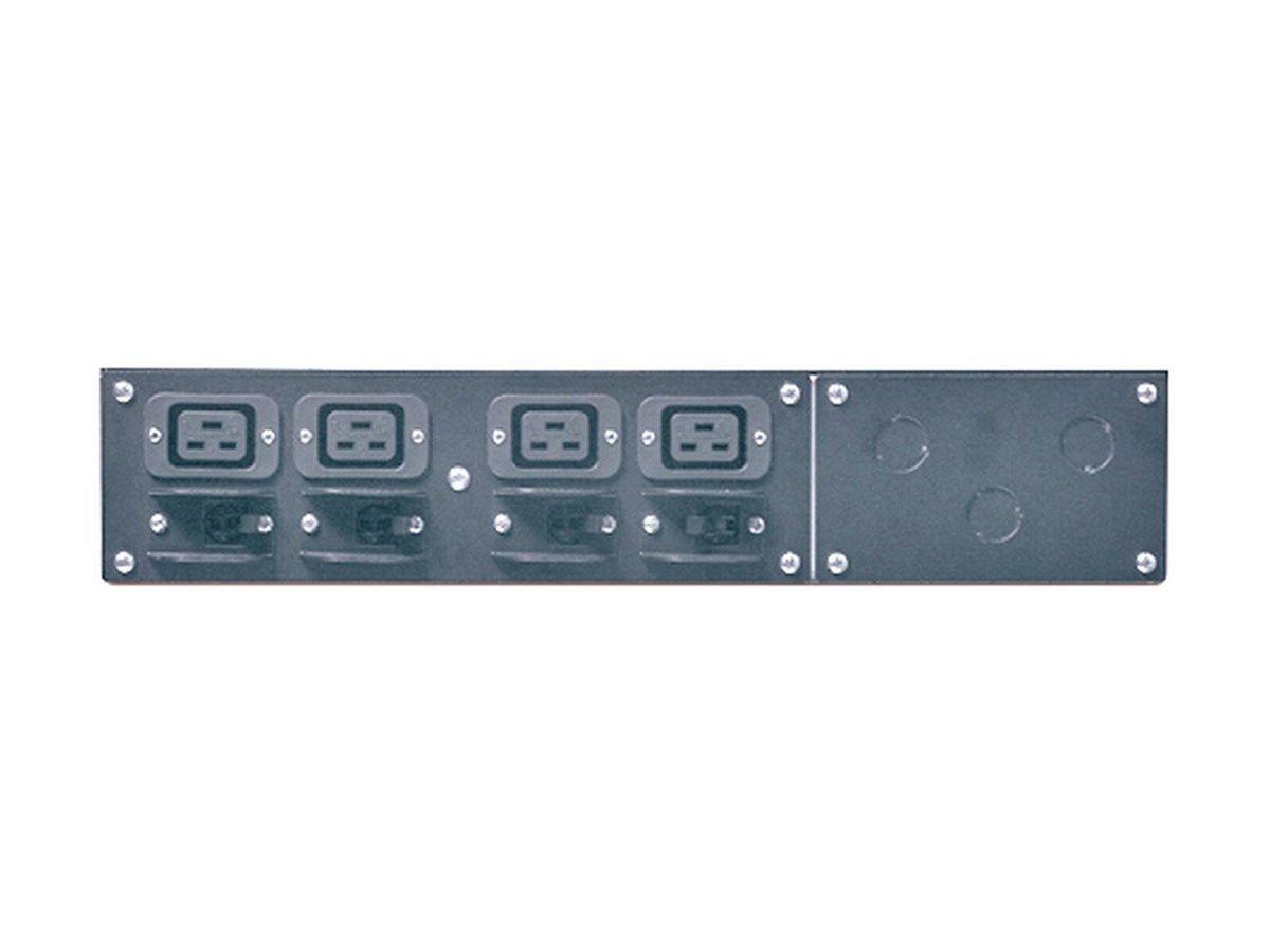 APC Service Bypass Panel Bypass switch rack-mountable AC 230V output connectors 4 2U 19 Black