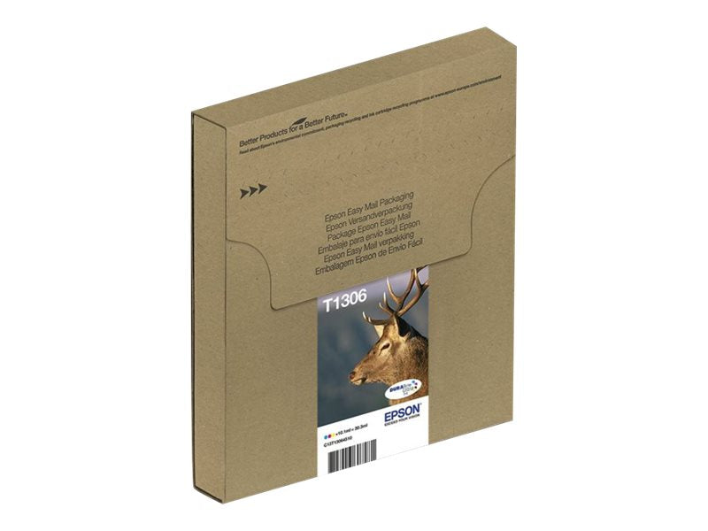 EPSON 1LB Multipack 3-colours T1306 DURABrite Ultra Ink EasyMail