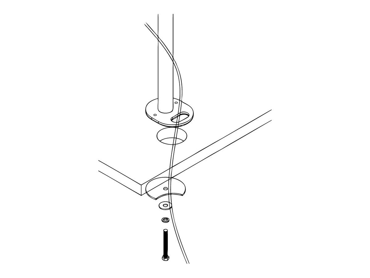 NEOMOUNTS FPMA-D960GROMMET Passe-fil pour support de bureau avecun Å“illet 10-30p
