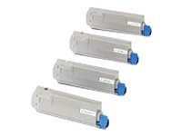 OKI C5600, C5700 cartouche de toner jaune capacité standard 2.000 pages pack de 1