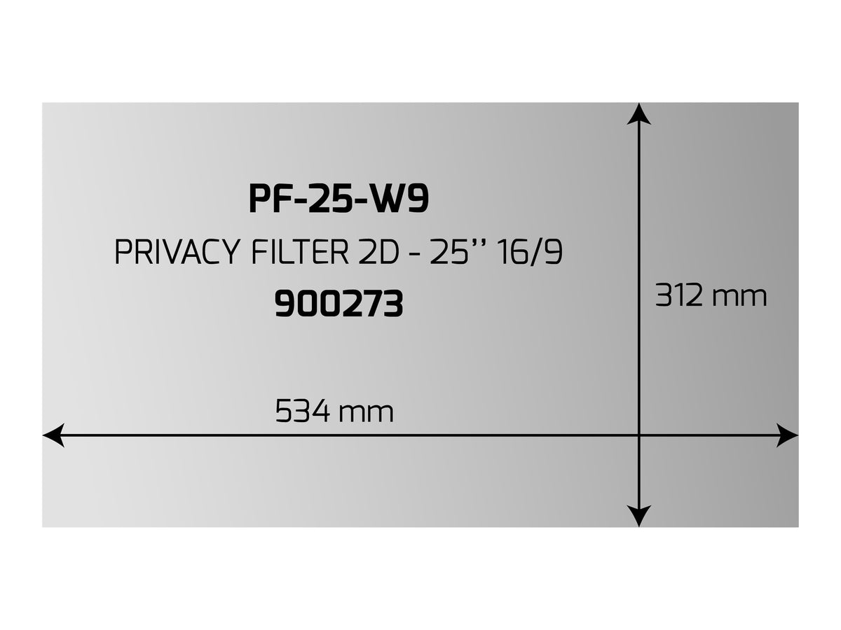 PORT DESIGNS PRIVACY FILTER 2D 25p 16/9 534x312