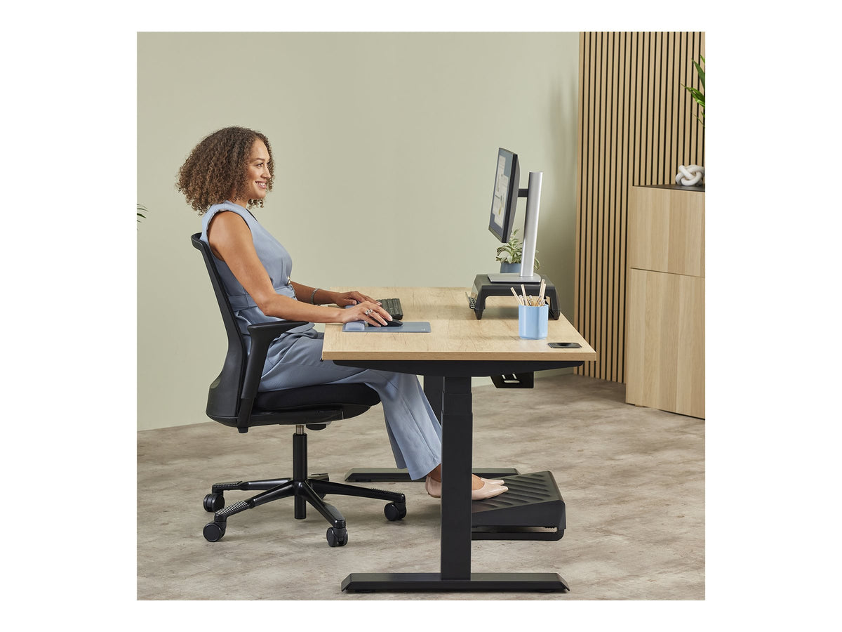 FELLOWES Tapis souris repose-poignets XL Breyta Bleu gris