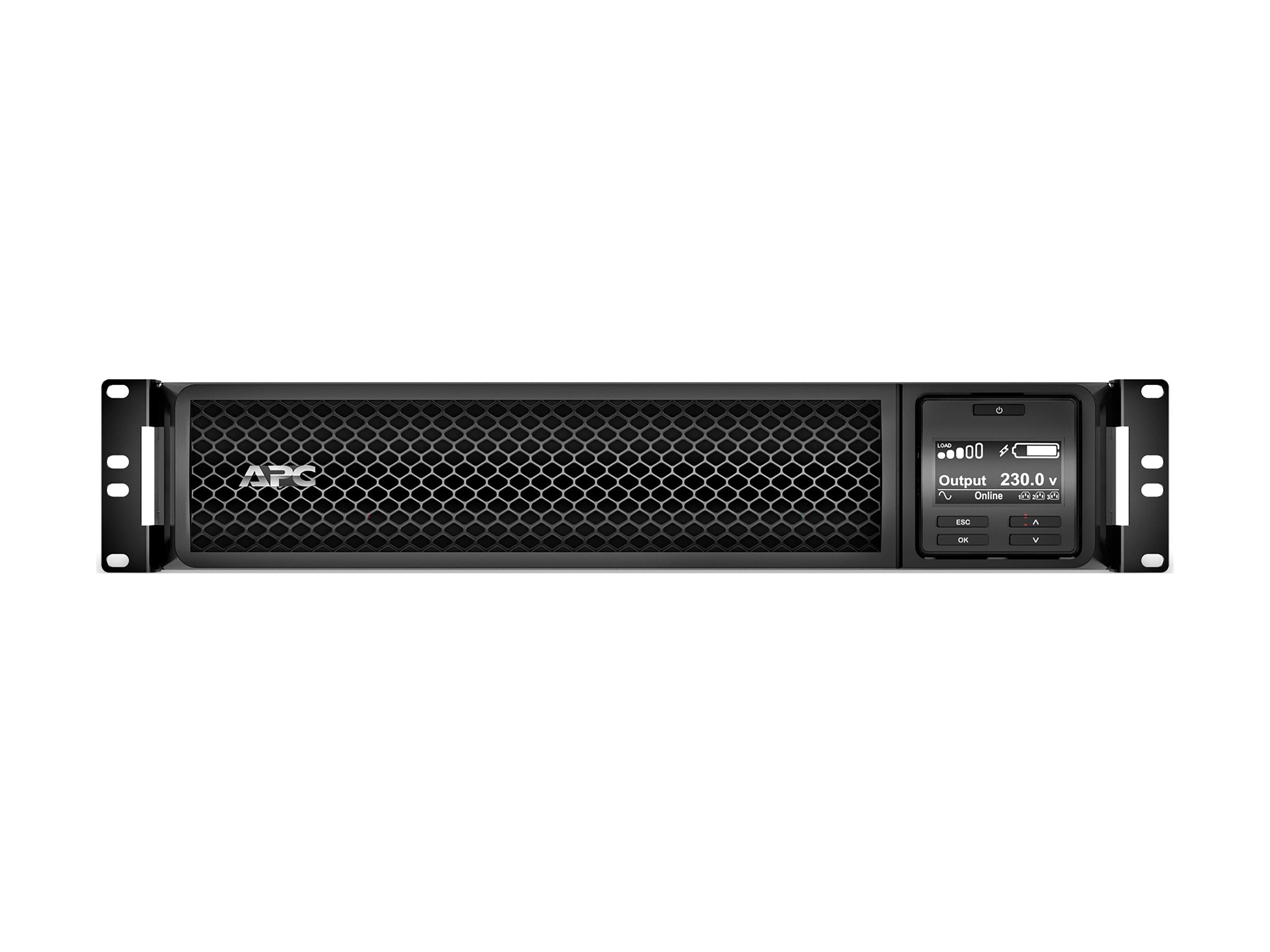 APC Smart-UPS SRT 3000VA RM UPS Rack AC 220/230/240V 2700Watt 3000VA lead acid RS-232 USB output connectors 10 2U BK