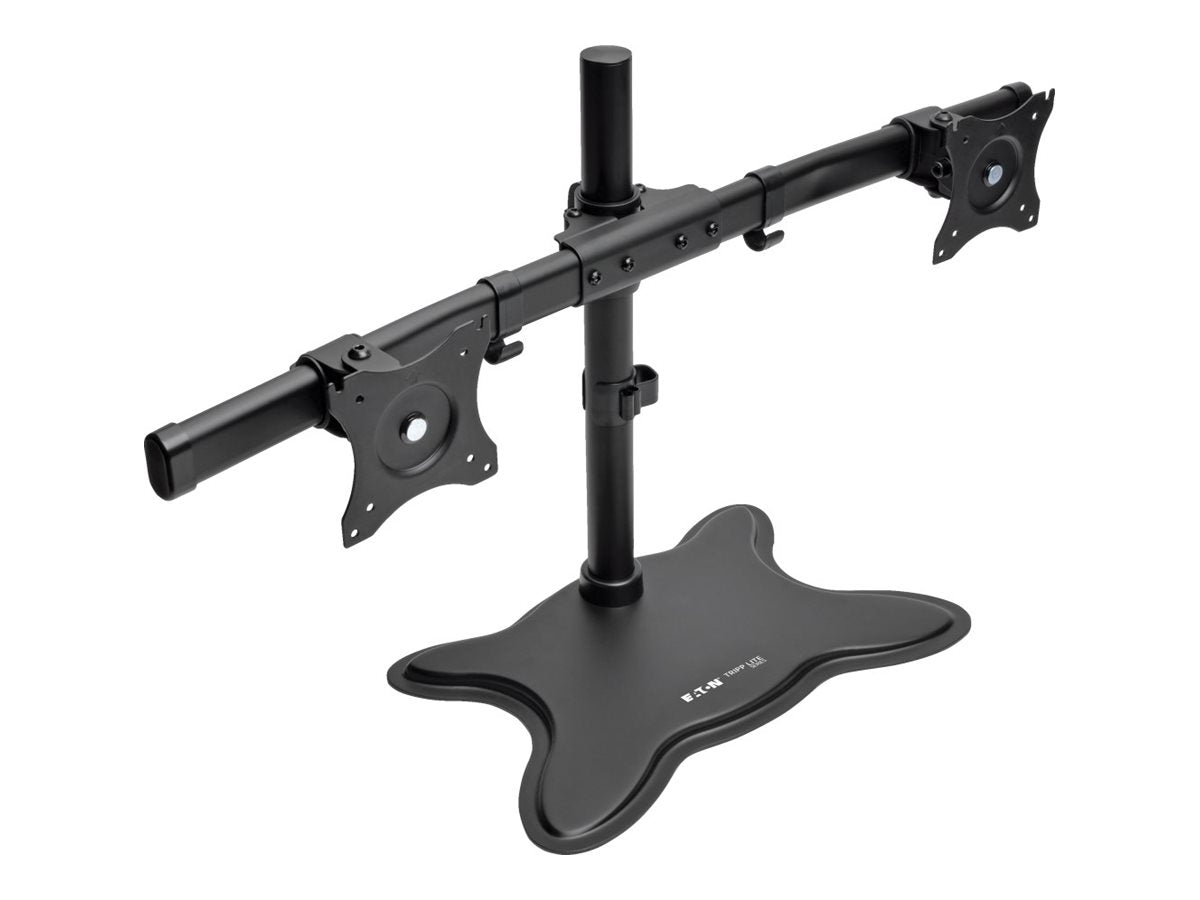 EATON TRIPPLITE Dual-Monitor TV Desktop Display Mount Stand Full Motion 13- 27inch Flat Screen Displays Stand full-motion