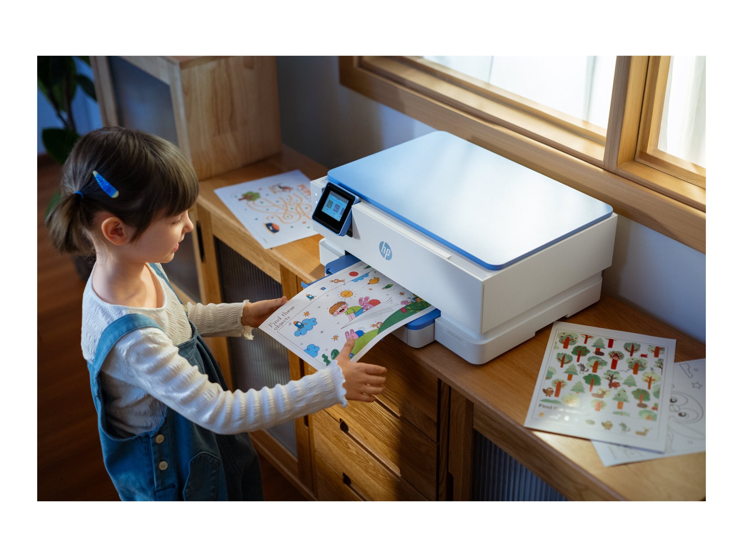 HP Envy Photo 7231 All-in-One Color Inkjet 10ppm Print Scan Copy Photo Printer USB 2.0 Wi-Fi