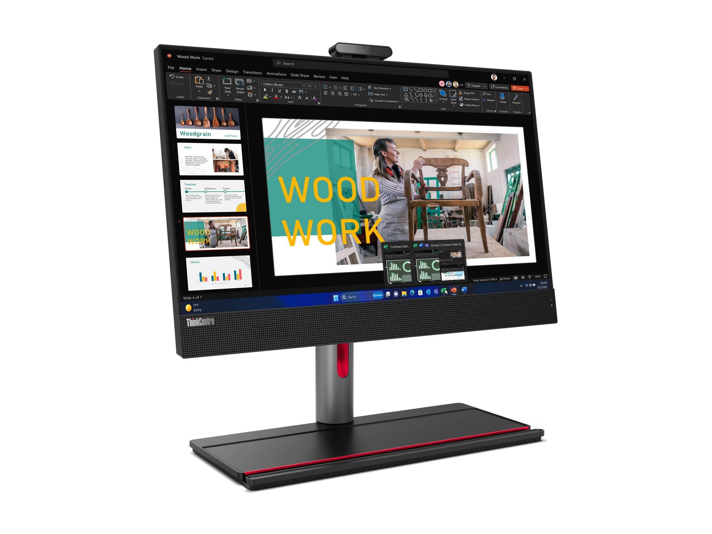 LENOVO ThinkCentre - M90a - AIO - G5 - 24p - Intel Core i7-14700 - W11Pro - 16Go RAM - 512Go SSD - Intel UHD Graphics 770