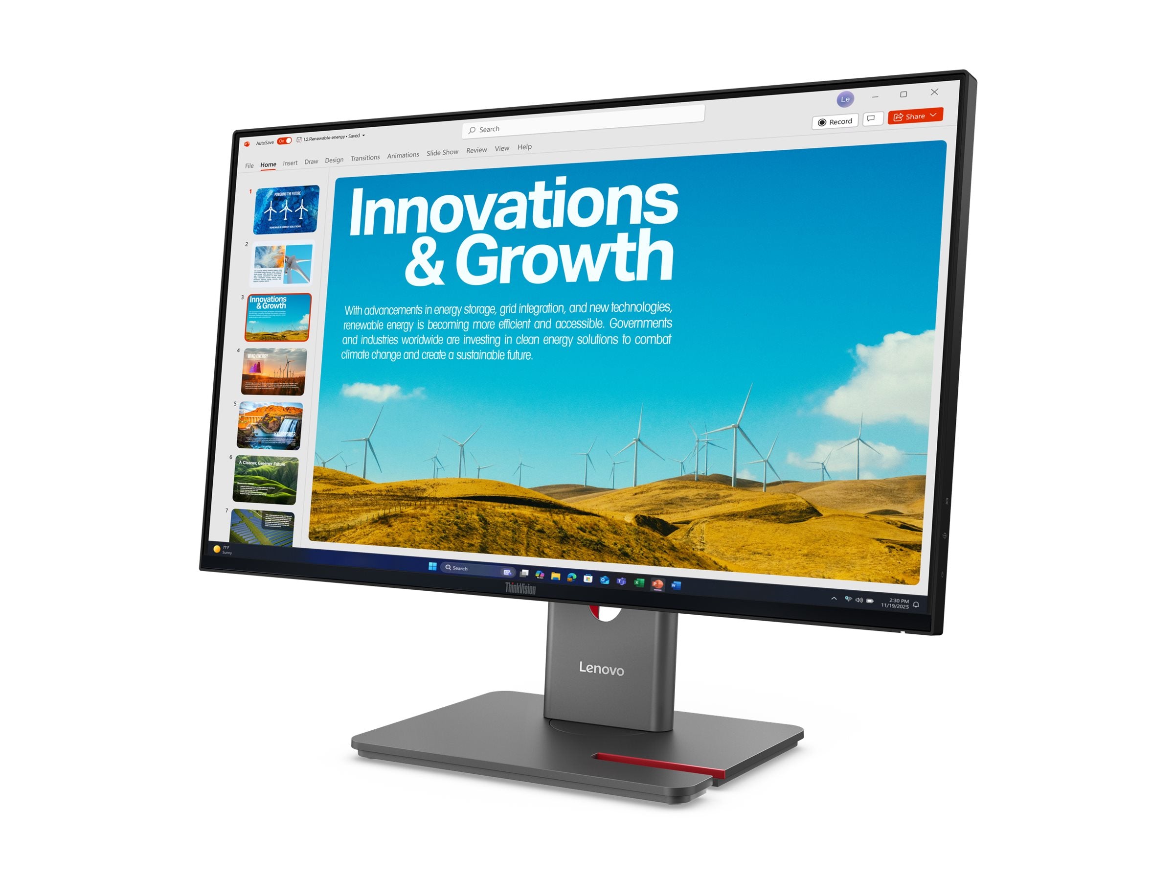 LENOVO ThinkVision P24QD-40 23.8p Monitor HDMI