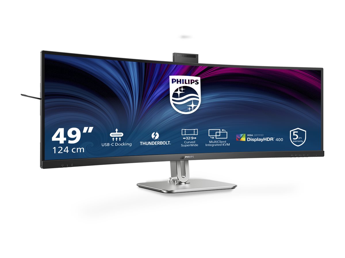 PHILIPS 49B2U6903CH/00 48.8p 5120x1440 VA Curved H/A 170mm SUPERWIDE USB-C 75Hz DP 2xHDMI USB HUB SPEAKERS webcam