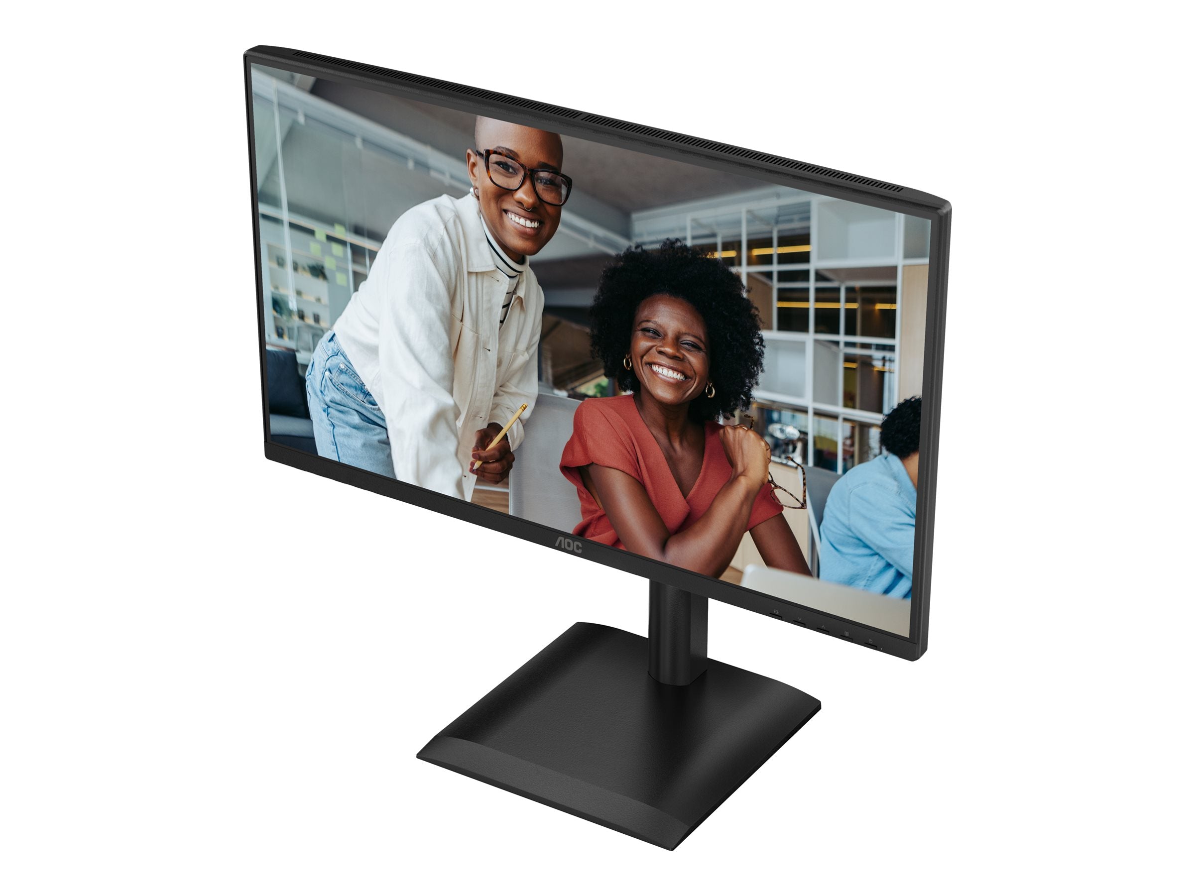 AOC 24E4CV - Écran LED - 24"-1920 x 1080 Full HD @ 120 Hz - IPS - 300 cd/m² - 1500:1 - 4 ms - HDMI, DP, USB-C - HP - GAR 5 ans