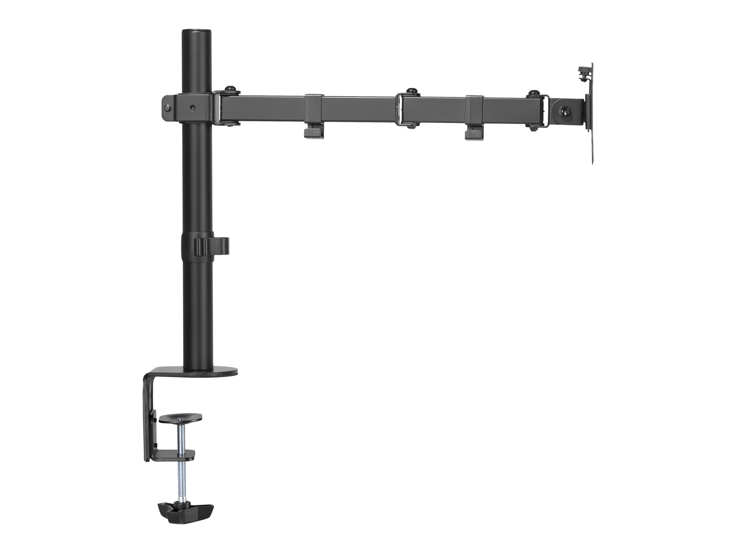 TNB ERGO Line Single Height Adjustable Monitor Stand Screen Pole With Simple Articulation And Height Adjustment