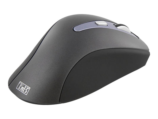 TNB Office Wireless Mouse Black Ultra Comfortable Curved Shape Allowing To Perfectly Fit The Shape Of The Hand Pleasant Grip