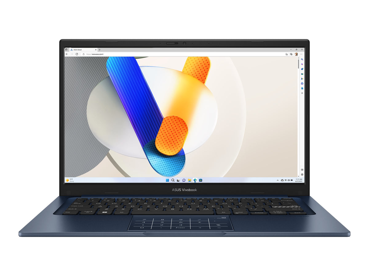 ASUS Vivobook X1404VA-DICEB1599W Intel Core 3 100U 14p FHD DDR5 8Go 512Go PCIE G4 SSD Intel Graphics W11H Blue