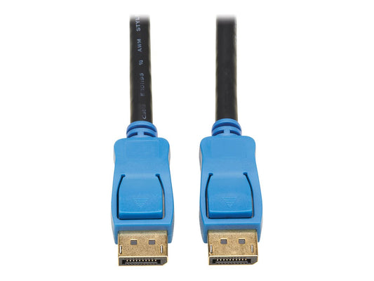 EATON TRIPPLITE DisplayPort 1.4 Cable - 8K UHD 60 Hz HDR HBR3 HDCP 2.2 4:4:4 BT.2020 M/M Black 9 ft. 2.74m