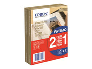 EPSON PREMIUM brillant photo  papier inkjet 255g/m2 100x150mm 2x40 feuilles pack de 1 BOGOF