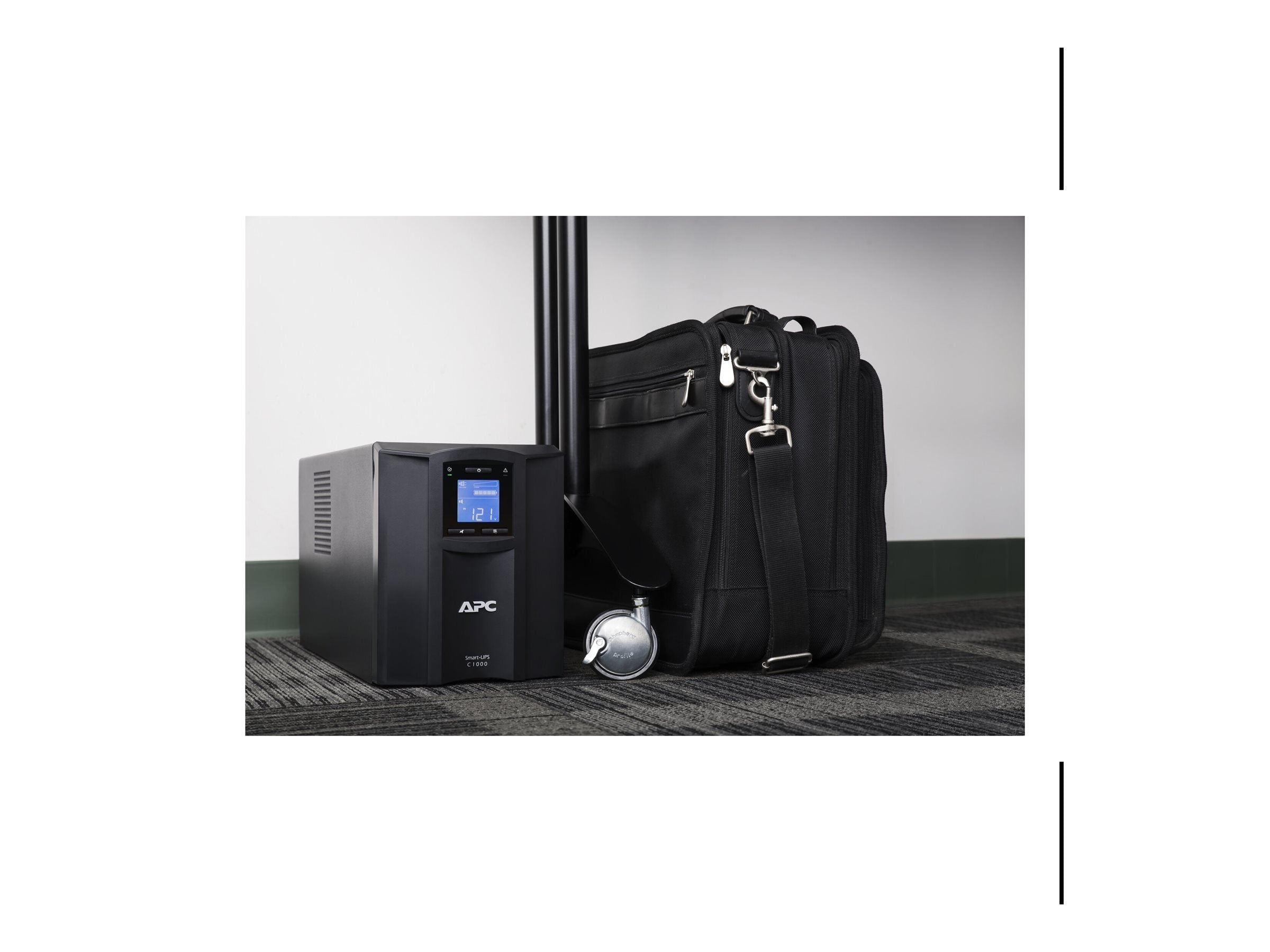 APC Smart-UPS SMC1000IC UPS AC 220/230/240V 600Watt 1000VA USB output connectors 8 Black