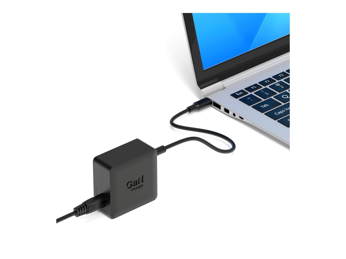 PORT DESIGNS Power Supply GaN 65W - TYPE C - AC CABLE - EU