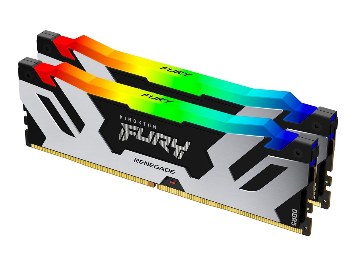KINGSTON 96Go 6400MT/s DDR5 CL32 DIMM Kit of 2 FURY Renegade RGB XMP