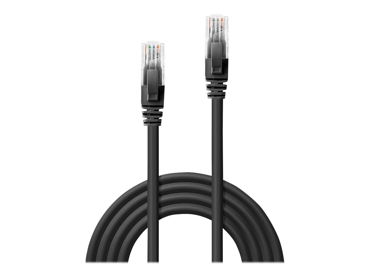 LINDY Cat.6 UTP Cable Black 1m
