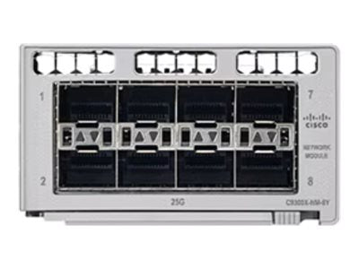 CISCO C9300X 8-port 1/10/25G SFP+ Network Module Meraki Persona