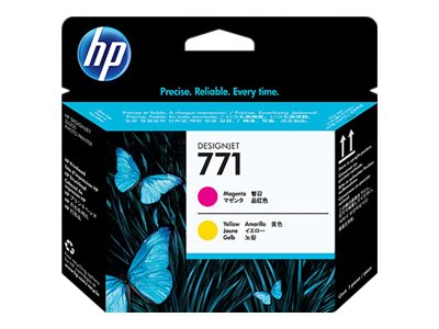 HP 771 original printhead CE018A magenta and yellow