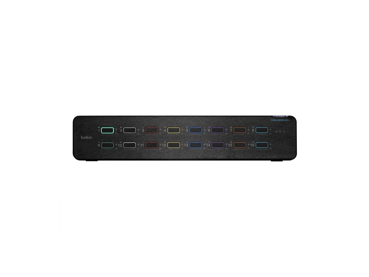 BELKIN 16-Port Single Head DP/HDMI to DP/HDMI Video Secure Desktop KVM Switch PP4.0