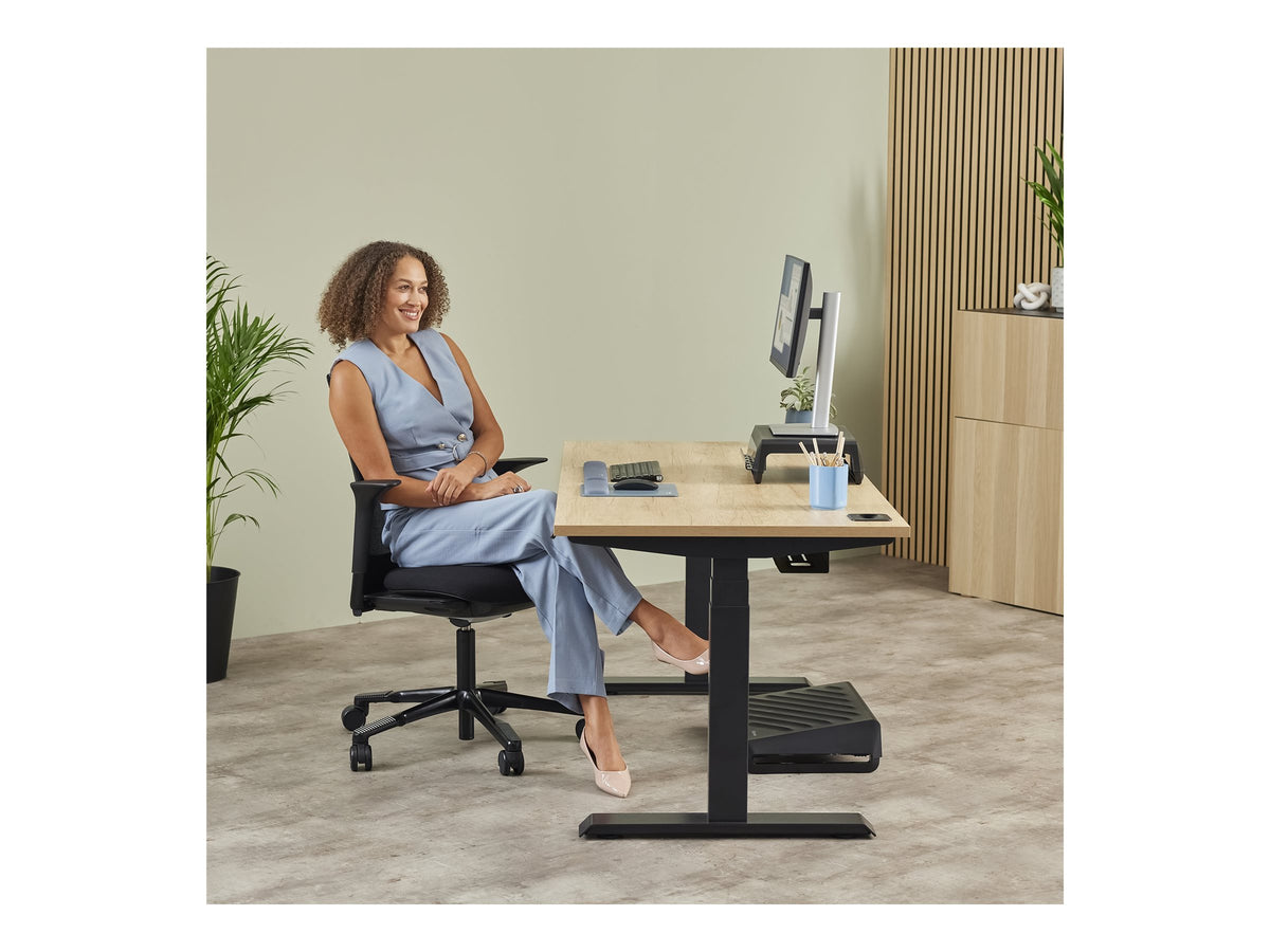 FELLOWES Repose-poignets clavier compact Breyta Bleu gris