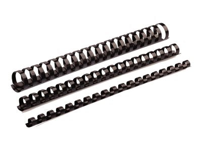 FELLOWES Plastic Comb 28mm Black A4 50PK