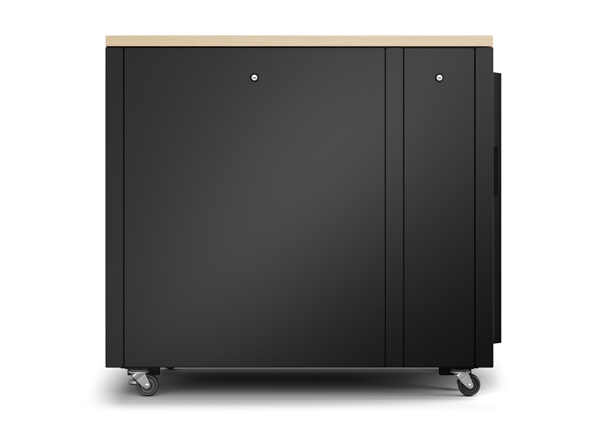 APC NetShelter Soundproof Server Rack 17U 230V 1000H x 750W x 1134D mm Maple