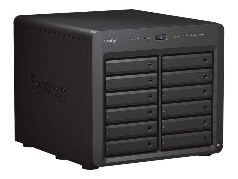 SYNOLOGY DS2422+ DiskStation AMD Ryzen Embedded V1500B compact 12-Bay desktop NAS QUAD CORE 4Go RAM