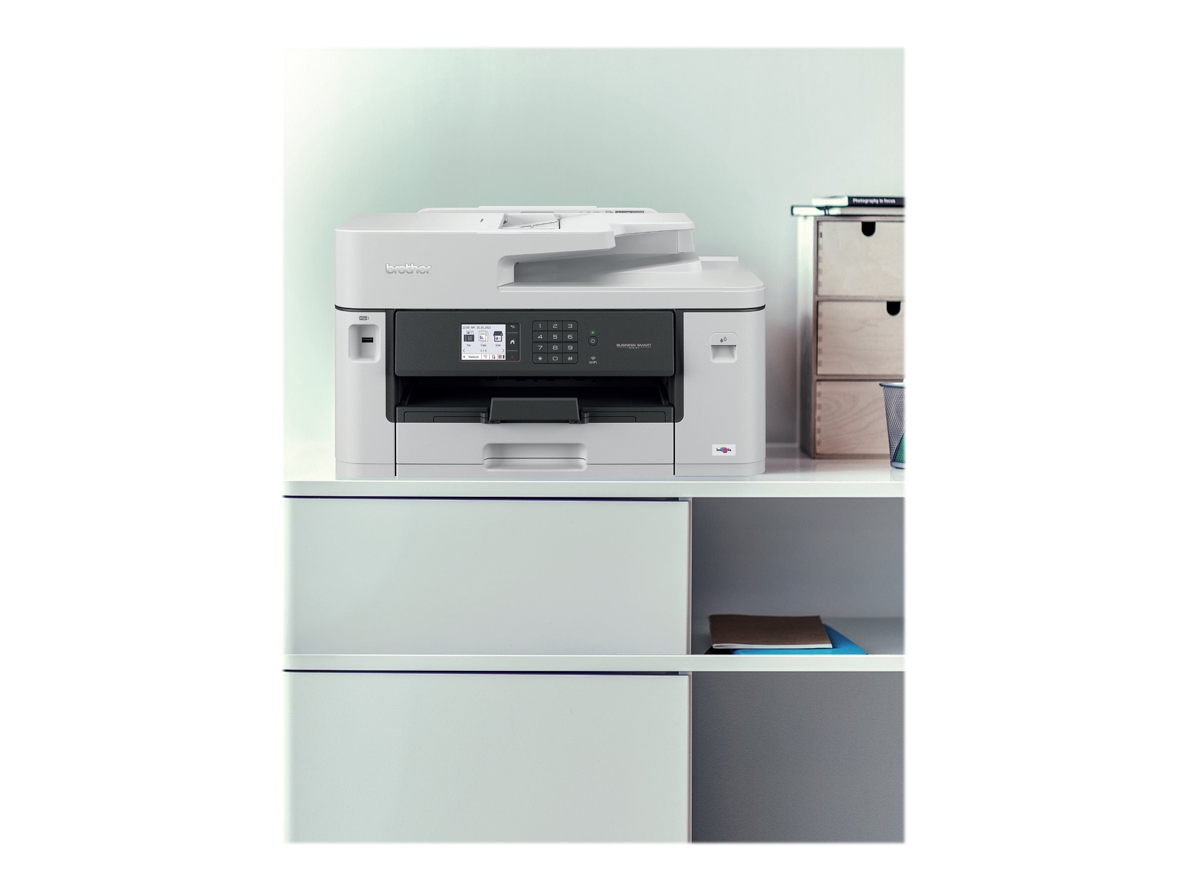 BROTHER Imprimante multifonction jet dencre couleur professionnelle 4-en-1 Business Smart impression jusquau format A3 28ipm ISO