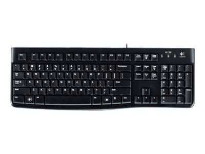 Logitech Keyboard K120 for Business clavier Bureau USB QWERTY Italien Noir