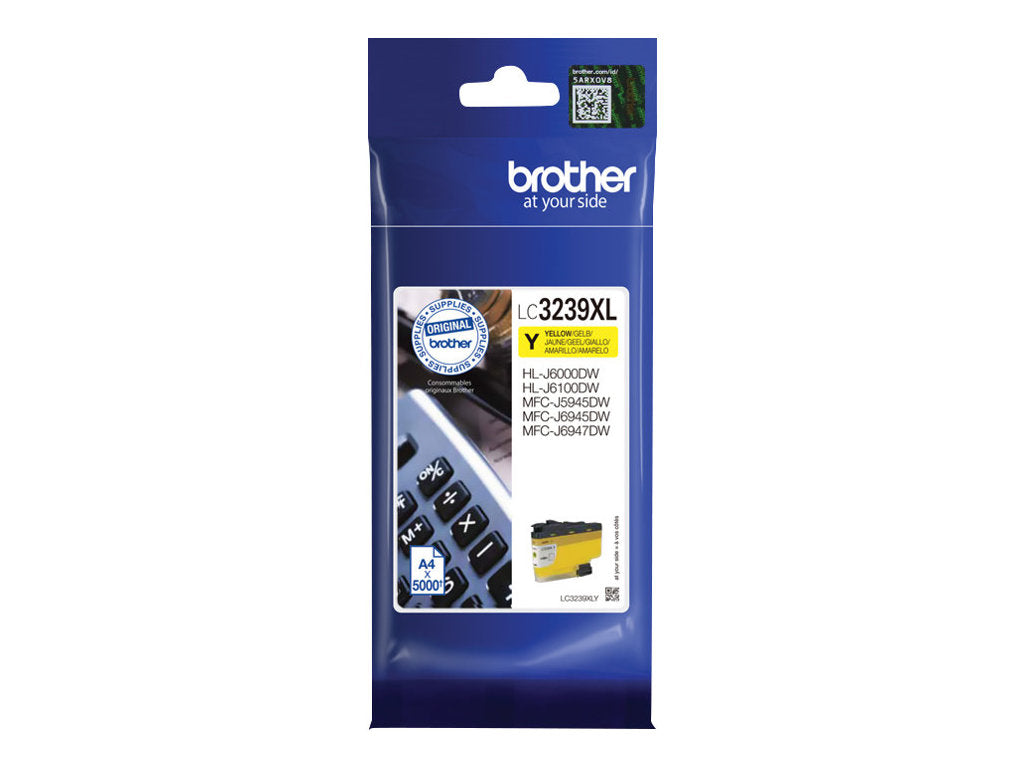 BROTHER LC-3239XLY Yellow Ink 5000 pages