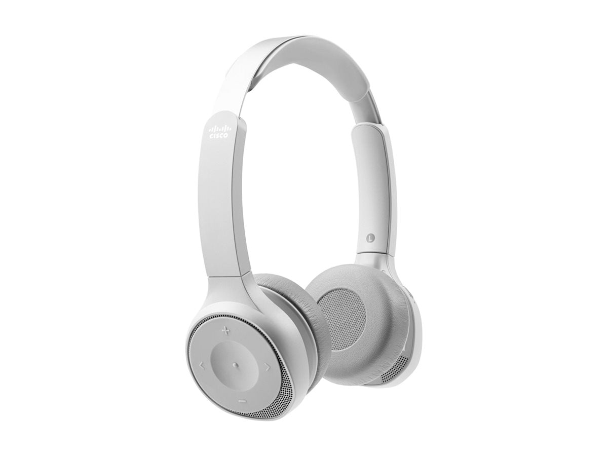 CISCO 730 WIRELESS DUAL ON EAR HEADSET USB A BUNDLE PLATINUM
