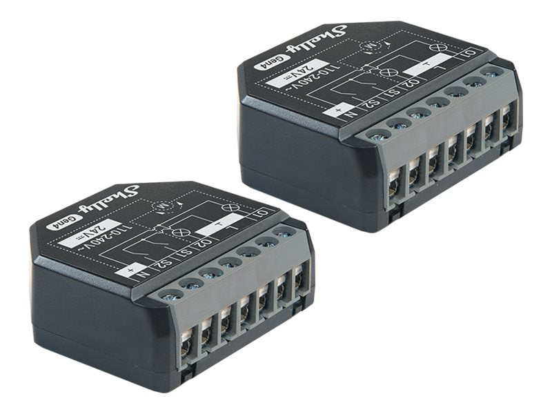 SHELLY 2PM Gen4 2-Pack Matter WLAN PM Switch