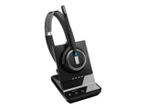EPOS IMPACT SDW 5065 EU/UK/AUS Wireless DECT Office Headset binaural with base station for phone mobile & Skype for Business