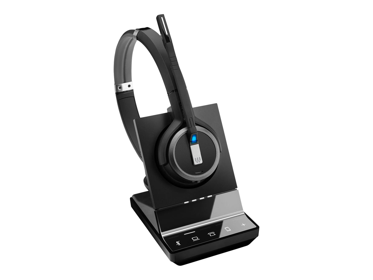 EPOS IMPACT SDW 5065 EU/UK/AUS Wireless DECT Office Headset binaural with base station for phone mobile & Skype for Business