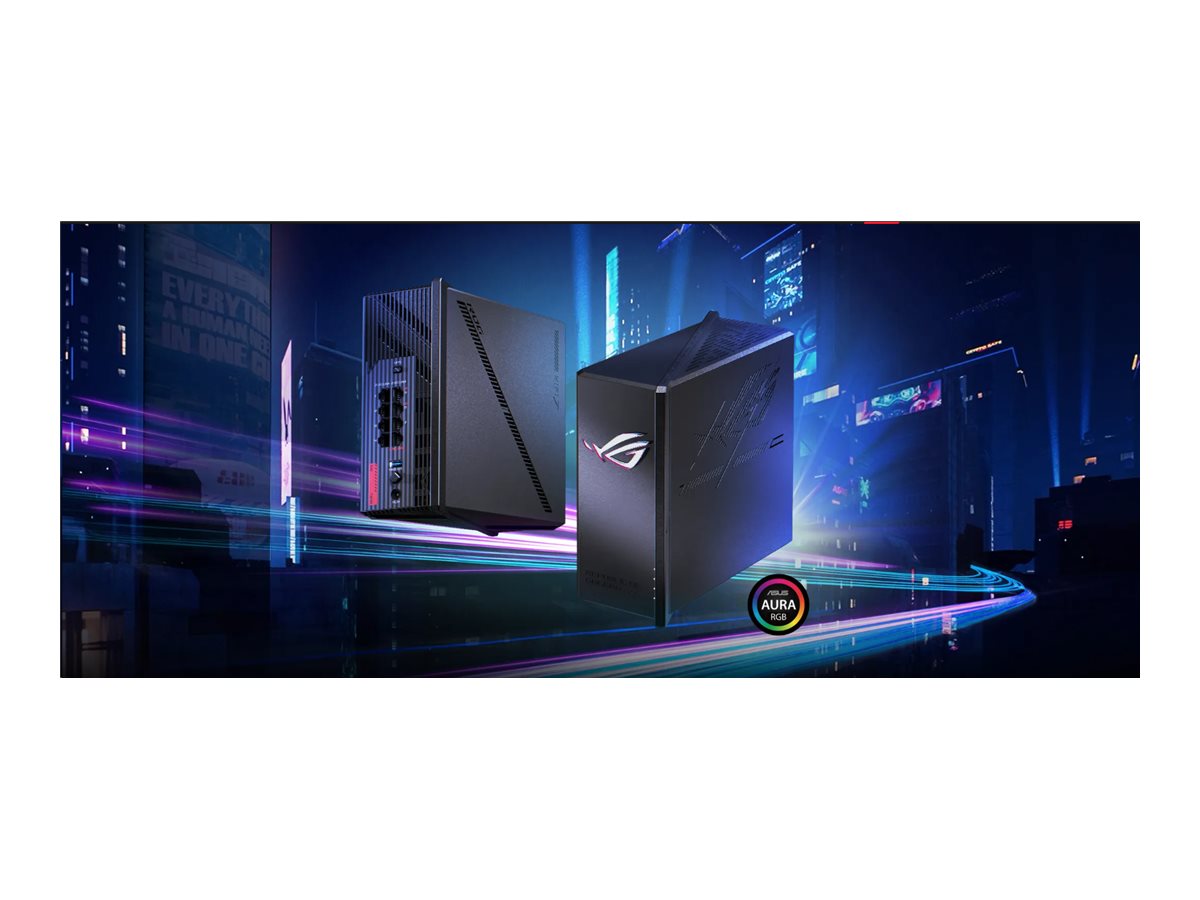 ASUS ROG Strix GS-BE18000 WiFi 7 Tri-band Router 18000 Mbps 8x 2.5G Ports 3.300 sq. ft. Coverage 2.0GHz Quad-core CPU