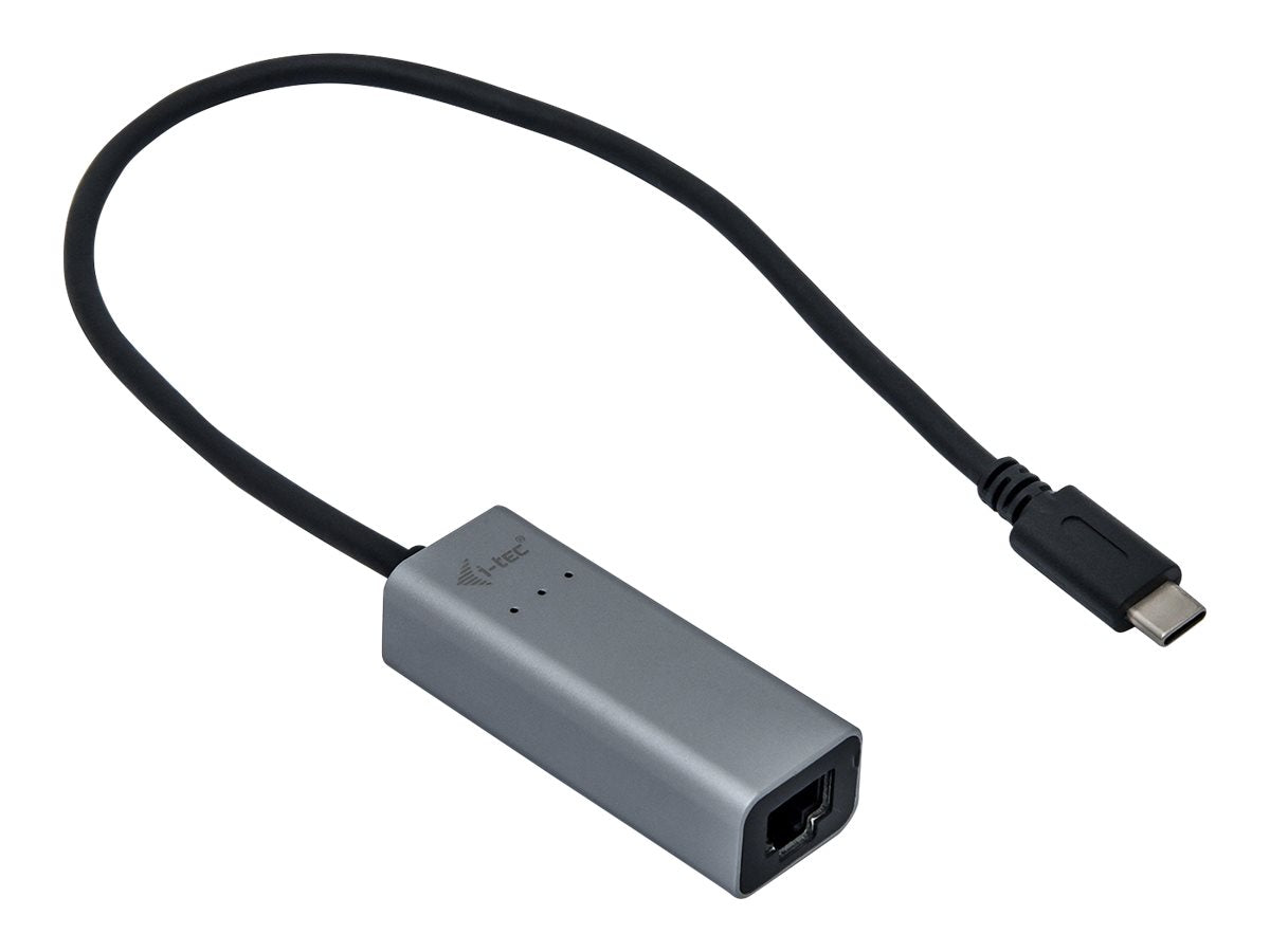 I-TEC USB-C Metal Gigabit Ethernet Adapter 1xUSB-C to RJ-45 LED compatible with Thunderbolt 3