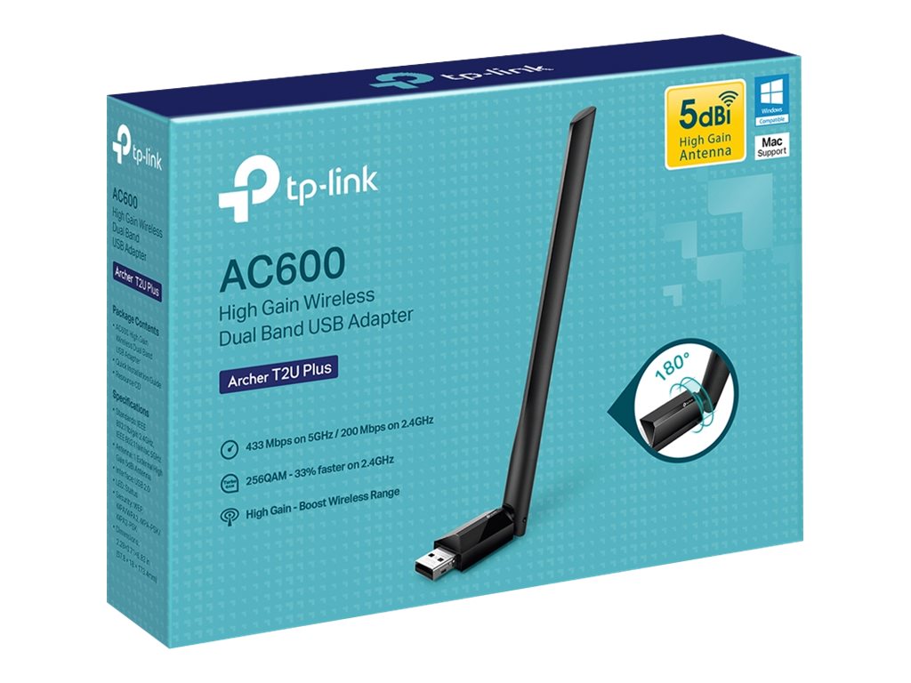 AC600 High Gain Wi-Fi Dual Band USB Adap