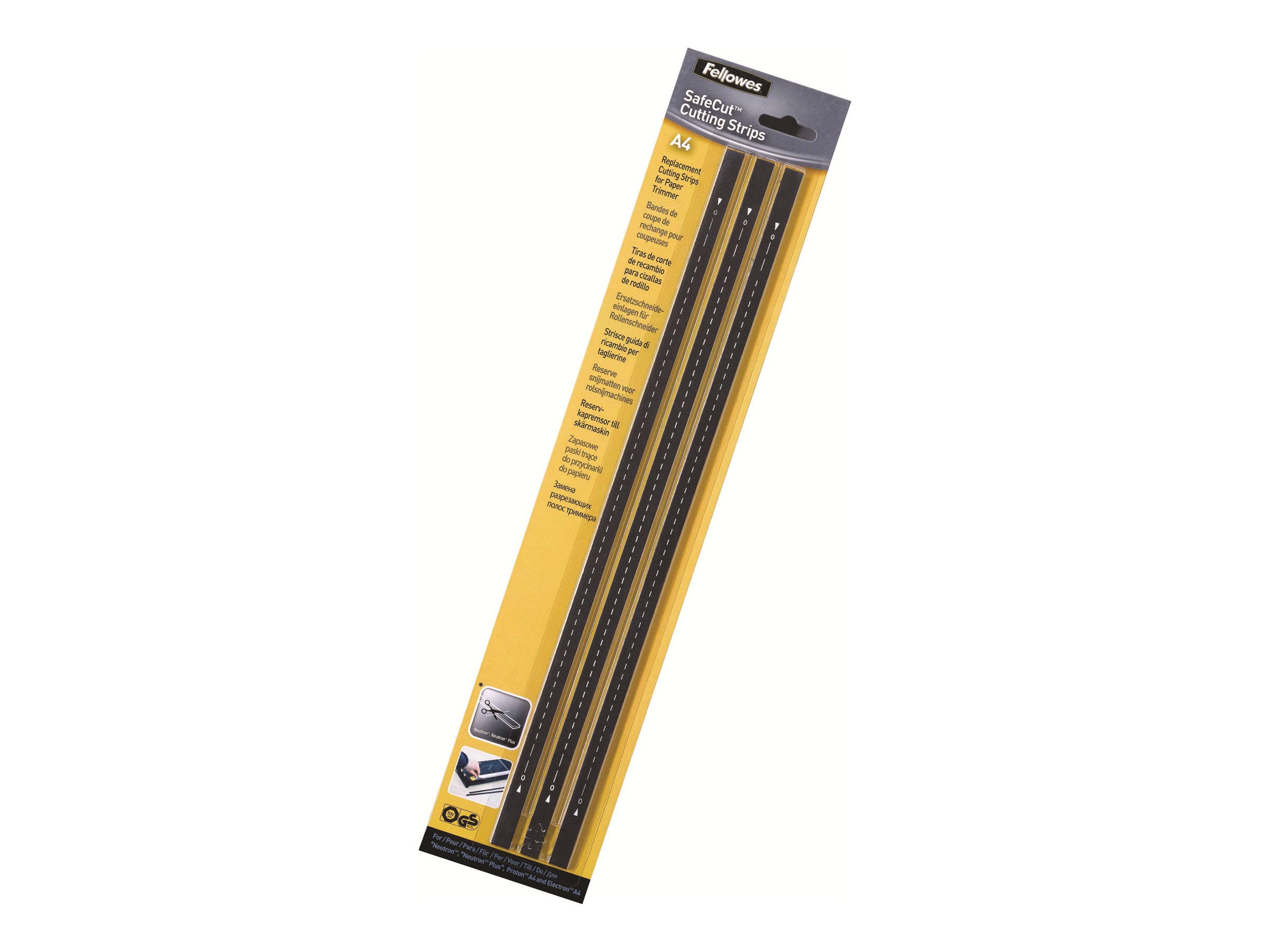 FELLOWES kit de 3 bandes de coupe a4